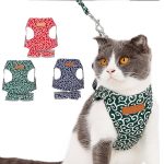 Cat vest harness and leash set