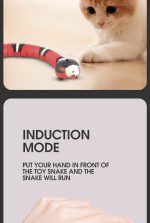 Moving snake cat toy.