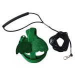 Long cable bird harness leash