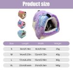 Hamster house with soft bed
