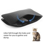 Double layer cat mat bed pads pet product bed trapping pet litter box mat house clean mat for cats waterproof pet cat litter mat