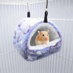 Hamster house with soft bed