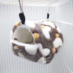 Hamster house with soft bed