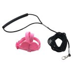 Long cable bird harness leash
