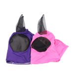 Horse masks anti-flyworms and anti mosquito breathable stretchy knitted mesh riding equestrian equipment