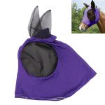 Horse masks anti-flyworms and anti mosquito breathable stretchy knitted mesh riding equestrian equipment