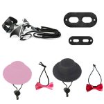 Lizard traction rope hat bow tie soft leather