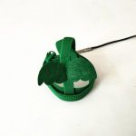 Long cable bird harness leash