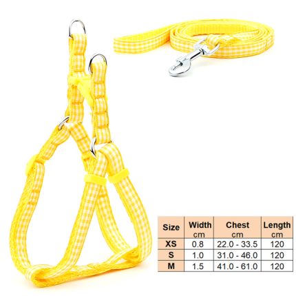 Small dog leash harness
