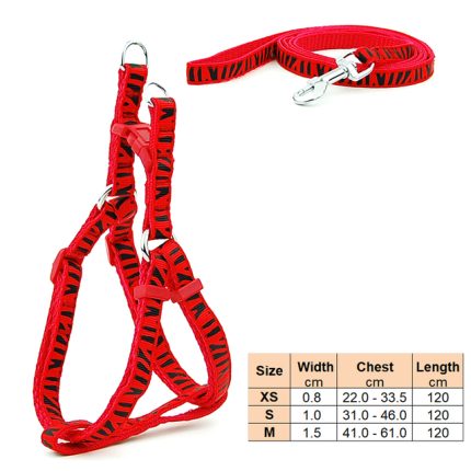 Small dog leash harness