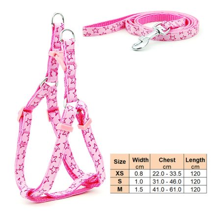 Small dog leash harness