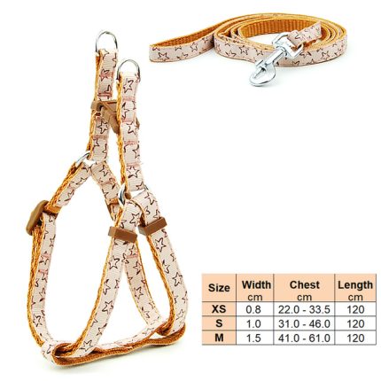 Small dog leash harness