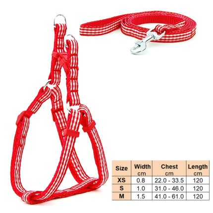 Small dog leash harness