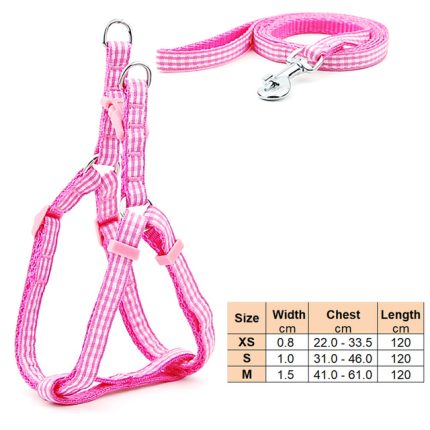 Small dog leash harness