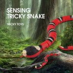 Moving snake cat toy.