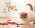 Moving snake cat toy.