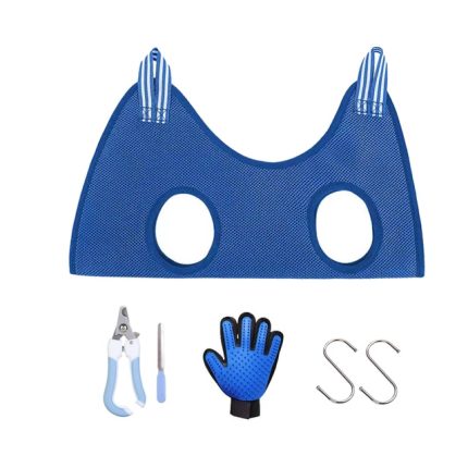 Cat grooming nail cutting anti scratch bite fixed bag bath trimming restraint bag pet beauty hammock 4.jpg 640x640 4