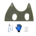 Cat grooming nail cutting anti scratch bite fixed bag bath trimming restraint bag pet beauty hammock 5