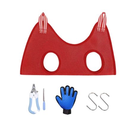 Cat grooming nail cutting anti scratch bite fixed bag bath trimming restraint bag pet beauty hammock 5.jpg 640x640 5