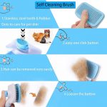 Dog hair remover brush cat dog hair grooming and care comb for long hair dog pet 1