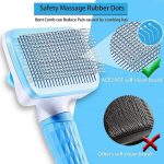 Dog hair remover brush cat dog hair grooming and care comb for long hair dog pet 2