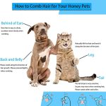 Dog hair remover brush cat dog hair grooming and care comb for long hair dog pet 3