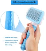 Dog hair remover brush cat dog hair grooming and care comb for long hair dog pet 4