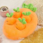 Dog toys snuffle mat for pet plush carrot toy mat innovative plush vegetable field pull radish 4