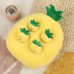 Dog toys snuffle mat for pet plush carrot toy mat innovative plush vegetable field pull radish 5