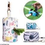 Pet puppy cat pick up poop bag dispenser portable dog poop waste bag holder outdoor pets