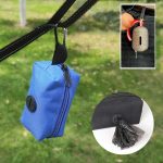 Pet puppy cat pick up poop bag dispenser portable dog poop waste bag holder outdoor pets 2