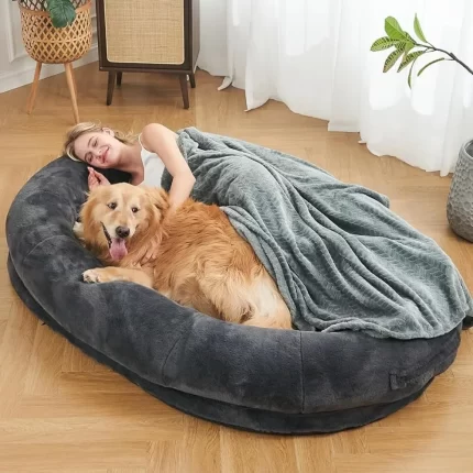 Human dog bed 72 x48 x10 human sized dog bed for people adults giant dog bed